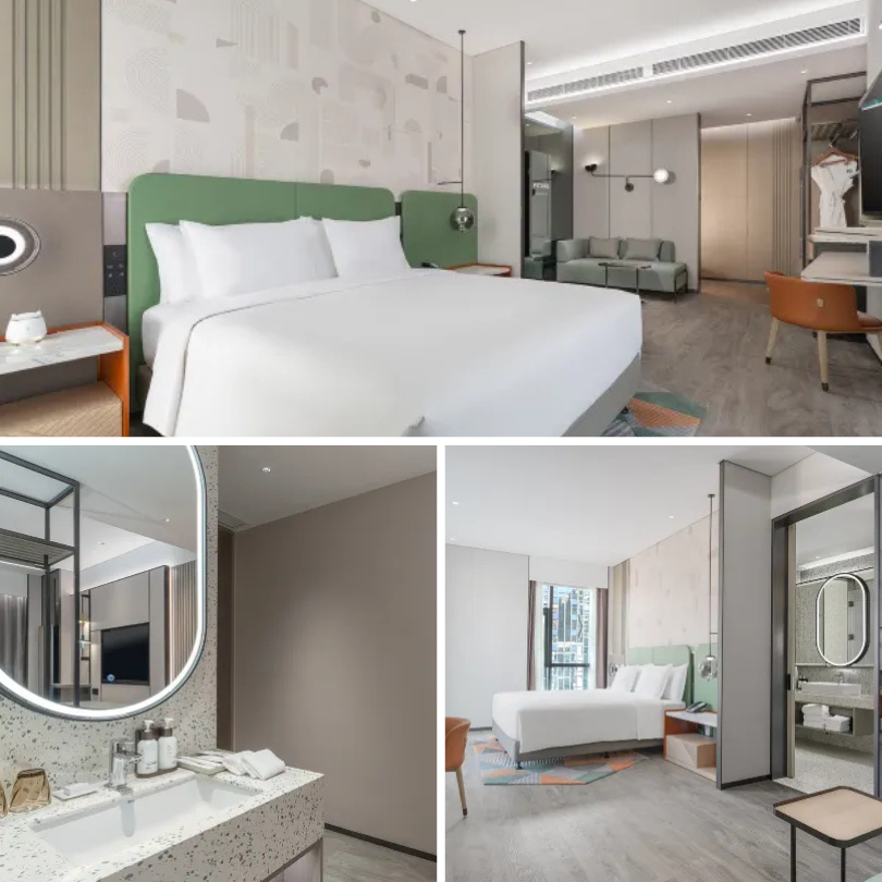 【中山洲際集團逸衡酒店EVEN Hotel】包永東巴士來回車票+住宿套票低至$9XX 4 中山逸衡酒店客房