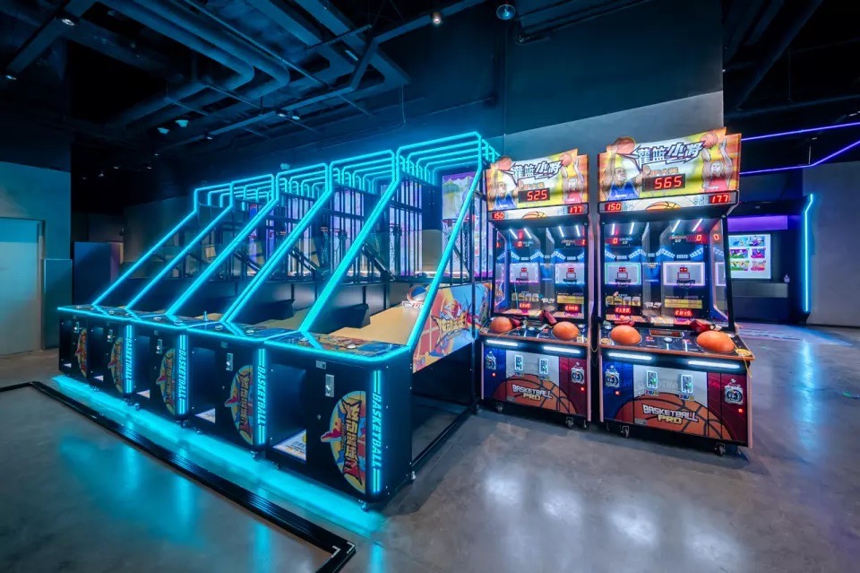 【KP-FUN潮玩遊樂街區】福田中洲灣商場新室內遊樂場 VR/卡丁車/真人CS超過100多項遊戲 11 kp-fun籃球機