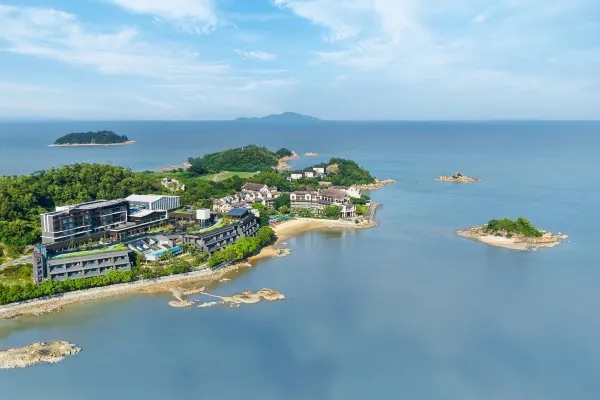 俯瞰珠海鳳凰灣悅榕莊