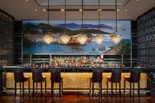 【珠海瑞吉酒店】近橫琴口岸/免費班車直達長隆 低價入住Marriott旗下奢華酒店 7 珠海瑞吉酒店酒廊
